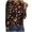 Black, variant on Fall Shirts for Women Long Sleeve Maple Leaves Graphic Thanksgiving Tops Cute Autumn Shirts Business Casual Blouse