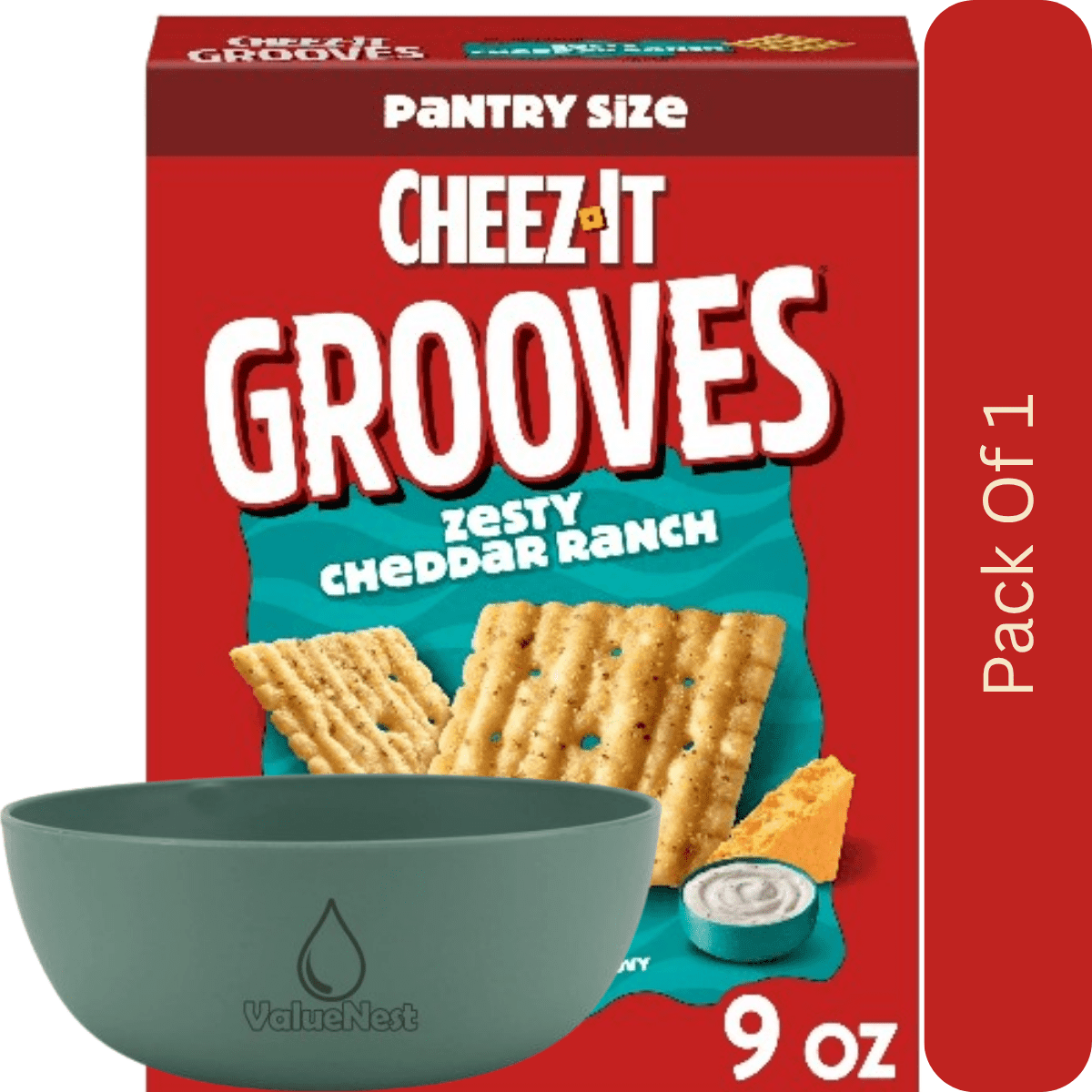 Cheez-It Crunch, Zesty Cheddar Ranch 191g/6.7 oz {Imported from