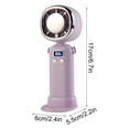 thumbnail image 3 of CQCYD Handheld Refrigeration Fan, Ice Charge Cooling Blower, High Speed Turbine Digital Display, Portable Mini Cooler with Base for Outdoor Travel and Daily Refresh, 3 of 7