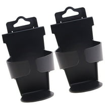 FONDOTIN 2-Pack Car Cup Holder Plastic Drink Stand for Door Side, Black Auto Beverage Holder Organizer