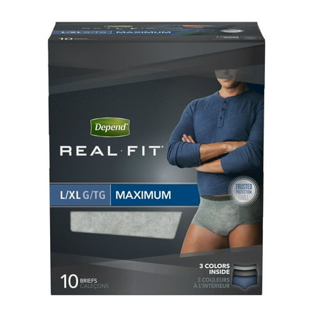 UPC 036000127799 product image for Depend Real Fit Incontinence Underwear for Men  Maximum Absorbency  L/XL | upcitemdb.com