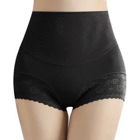 

Brief Underwear For Women High Waist Belly Lifting Breathable High Elastic Trunks