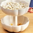thumbnail image 2 of Masteelf Pumpkin-Shaped Divided Serving Platter Tray for Fruits, Nuts, Snacks - Decorative Home Tableware, 2 of 8