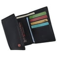 thumbnail image 4 of Slim Men's RFID Security Blocking Slim Trifold Credit Card ID Leather Wallet, 4 of 31