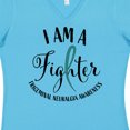 thumbnail image 4 of Inktastic Trigeminal Neuralgia Awareness I Am a Fighter Women's V-Neck T-Shirt, 4 of 5
