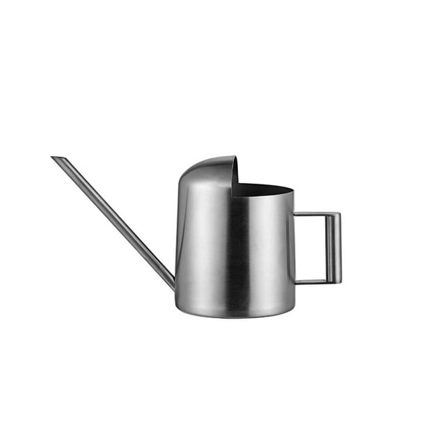 Lata de Riego para Plantas Al Aire Libre Latas de Riego Lata de Riego de Acero Inoxidable - Lata de Riego de Metal con una Boquilla Larga Que Puede Desbordar, Por Lo Que Es la Lata de Riego Perfecta P