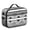 Black-63, variant on Geometric Lunch Tote – Pastoral Style Symmetrical Pattern Insulated Lunch Bag for Preschool and Elementary School Use