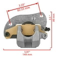 thumbnail image 4 of for Yamaha Grizzly 700 YFM700 2007-21 Front and Rear LH RH Brake Caliper w/Pads, 4 of 4