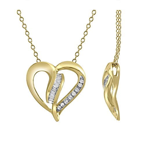 StoreIndya SI-SHAL-PD1812 Heart Love Alloy Pendant Necklace for Women Girls CZ With FREE 18" Sterling Silver Cable Chain