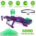 thumbnail image 4 of Gel Ball Blaster Glow-in-The-Dark 170-250 FPS 150FT Range 3 Firing Modes 6000 Gellets for Outdoor Backyard Play Ages 14+ (Violet), 4 of 10