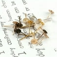 thumbnail image 5 of U8MO 200 Flat Blank Pad 4mm 8mm 10mm Earring Ear Post Stud with Stopper Findings-10mm-Golden, 5 of 9