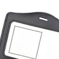 thumbnail image 4 of Multi- Badge Holder with Neck Lanyard Waterproof Dustproof Card for Name Cards, Horizontal Black, 4 of 4