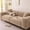 Beige, variant on Linen Sofa Cover Stretch Elastic Couch Slipcover Furniture Protector | Pet Friendly Washable Sofa Cap for Living Room Bedroom Home Daily Use | Soft Woven Fabric Couch Cover for Small Spills