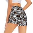 thumbnail image 4 of Picia Haloween Pumpkins Pattern Women's 2 in 1 Athletic Running Shorts High Waisted Workout Casual Gym Sweat Shorts with Comfy Liner Zipper Pockets-Medium, 4 of 9