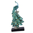 thumbnail image 4 of Estatua decorativa de pavo real, escultura decorativa de pavo real para gabinete Azul S, 4 of 9