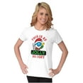 thumbnail image 4 of Santa Grumpy Smurf Jolly Christmas Women's T Shirt Ladies Tee Brisco Brands L, 4 of 5