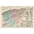 thumbnail image 2 of Drioux 32x23 White Modern Wood Framed Museum Art Print Titled - Algeria French Colonies Africa - Drioux 1882, 2 of 4