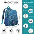 thumbnail image 6 of Compact Travel Backpack with Cute Underwater Turtle and Fish Print, Lightweight and Great for Daily Adventures, 6 of 6