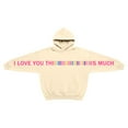 thumbnail image 6 of Christmas Sweaters I Love You This Much Hoodies For Girls Boys Valentines Day Couple Sweatshirts Trendy Oversized Long Sleeve Casual Pullover Tops Ugly Christmas Sweaters, 6 of 6