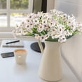 thumbnail image 4 of 24 paquetes de flores artificiales ColoPlay, color blanco, para interiores y exteriores, 4 of 7