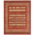 thumbnail image 1 of Unique Loom Fars Collection Tribal Modern Casual Area Rug, 8 x 10 Feet, Rust Red/Beige, 1 of 5