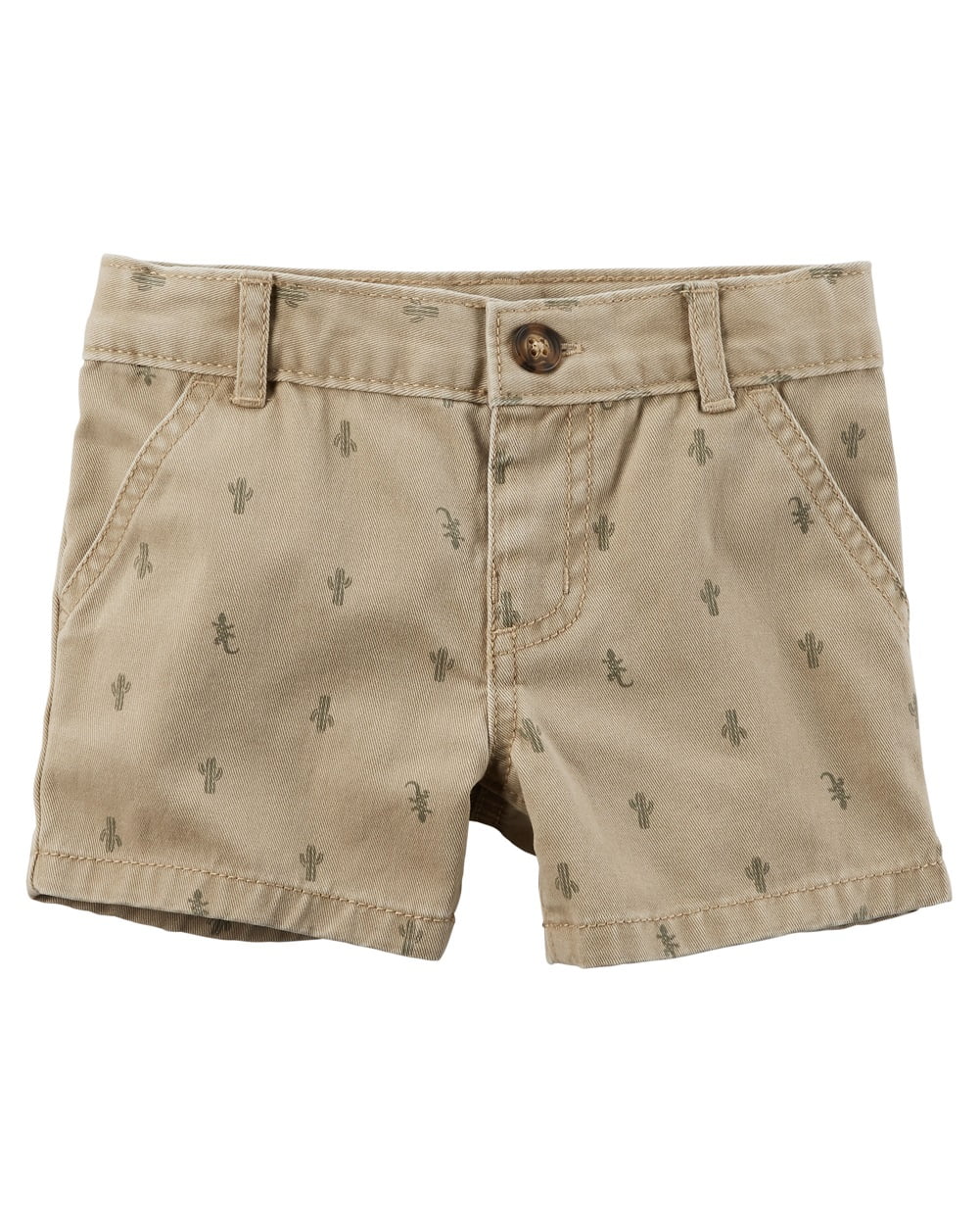 Carter's Carter's Baby Boys' Cactus FlatFront Twill Shorts, 24 Months