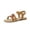 Tan, variant on Cleo Girls Sandals, Flower Strap Dress Style Girls Dress Shoes with Cushioned Footbed and Adjustable Ankle Strap