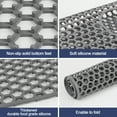 thumbnail image 6 of Silicone Sink Protector, 26" x 14" Rear Drain Kitchen Sink Mat for Sink Bottom, Non-Slip and Heat-Resistant, For Farmhouse and Stainless Steel Sinks, With a Scrub Sponge(Rear Hole), 6 of 7