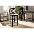 thumbnail image 7 of Baxton Studio Calista Modern and Contemporary Sand Fabric Upholstered and Espresso Brown Finished Wood 2-Piece Bar Stool, 7 of 7
