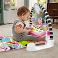 thumbnail image 2 of Fisher-Price Glow and Grow Kick & Play Piano Gym Baby Playmat with Musical Learning Toy, Pink - English Version, 2 of 6