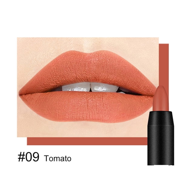 DNM Matte Lipstick Lápiz labial giratorio 19 colores Crayon Lipstick Lip yeacher Lápiz labial de crayón