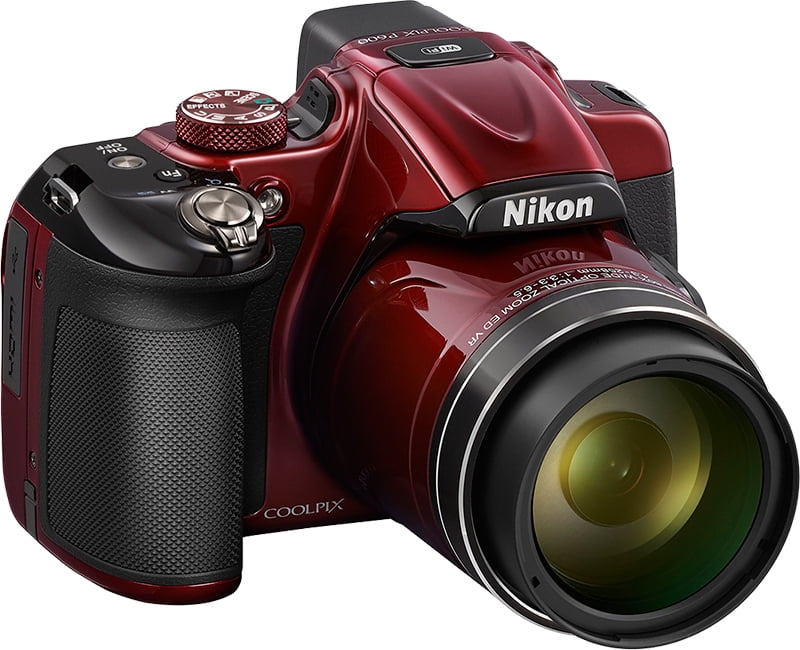 NIKON Coolpix B600 Red - Walmart.com