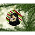 thumbnail image 2 of Carolines Treasures SS4581-CO1 Tibetan Mastiff Candy Cane Holiday Christmas Ceramic Ornament 3 in multicolor, 2 of 2