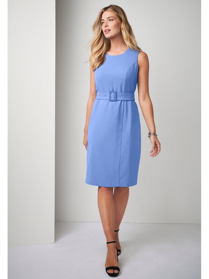 electric blue dress Roberto Cavalli // Electric Blue Brooch Shift Dress – VSP Consignment main image 1