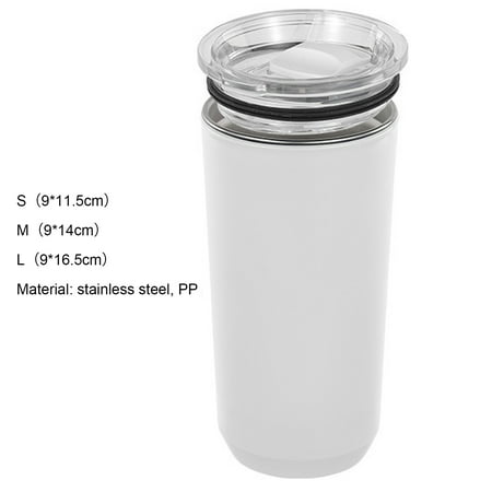 

ActFu Insulated Cup 360ml/460ml/560ml Comfortable to Grip Safe Daily Vacuum Insulated Water Tumbler Cup