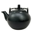 thumbnail image 4 of Atlantic Collectibles Imperial Spotted Texture Teapot With Stainless Steel Handle 28oz (Black), 4 of 4