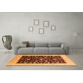 thumbnail image 3 of Ahgly Company Indoor Square Oriental Orange Traditional Area Rugs, 8' Square, 3 of 4