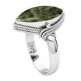 thumbnail image 2 of 925 Sterling Silver Ring Natural Seraphinite Handmade Jewelry, 2 of 10