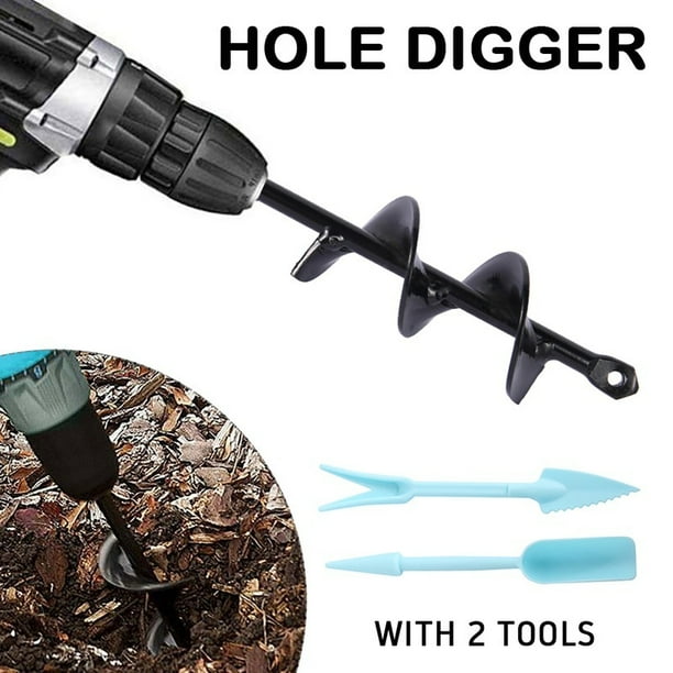Garden Auger Bits Garden Auger Spiral Bits Quick Planter Garden Drill