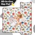 thumbnail image 4 of Pioneer Flower Floral Print Pattern Teens Toddler Nap Mat with Pillow, Sleeping Mat Bag for Preschool Daycare 59"x22", 4 of 6