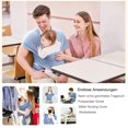 thumbnail image 4 of Tragetuch Baby - Babytrage Neugeborene und Kleinkinder bis 16Kg (Grau) Zhivalor HR-0201, 4 of 8