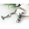 thumbnail image 2 of Pulsera de dragón estilo gótico Foohvr acero inoxidable regalo, 2 of 5