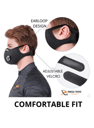 Yoomee Dust Mask Mesh Breathing Masks with Activated Carbon Filter