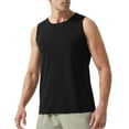 thumbnail image 4 of pstuiky Camisetas sin mangas para hombre, Malla transpirable de verano, ideal para fitness, deportes, running y para absorber el sudor, ideal para entrenar los músculos de los hombres. l, 4 of 9
