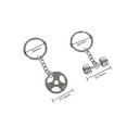 thumbnail image 4 of Radetop Dumbbell Shape Zinc Alloy Car Keychain, 4 of 4