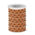 thumbnail image 2 of 5 Rolls Christmas Ribbon 1.5 inch Wide Decorative Ribbon for Gift Wrapping and Holiday Decorations 3d Pumpkin, 2 of 7