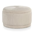 thumbnail image 3 of Furniture of America Cheri Modern Chenille Flip Top Storage Ottoman, Pink, 3 of 13