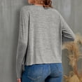 thumbnail image 4 of LOVZFMLL Jackets for Women's Cropped Cardigans Fall Casual Long Sleeve Open Front Workout Sweatshirt Solid Color Coat, 4 of 4