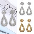 thumbnail image 1 of Fiudx Joyas Elegantes Pendientes Colgantes Con forma De Rectángulo Geométrico Bohemio, 1 of 2
