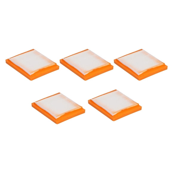 Lawn Mower Engine Filtration , Flat Air Filter Wear-Resistant 5 Pack For Generator For Carburetor For Washer